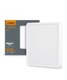 24W LED opbouwpaneel, 4000K - 2500lm, 19,2 x 19,2 cm, zwarte rand, IP20 binnen
