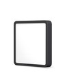 15W LED opbouwpaneel, 19,2x19,2cm - 1400lm, 4000K, zwarte rand, IP20 binnen
