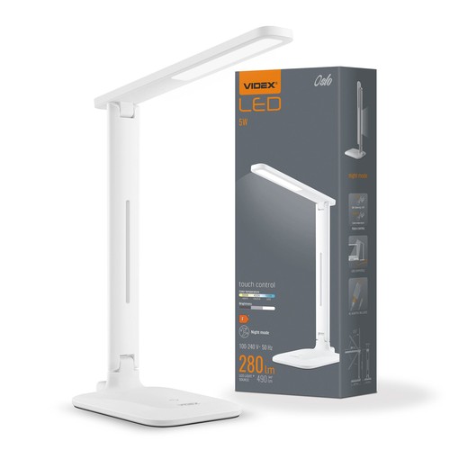 5W Oslo LED bureaulamp, 3-staps dimbaar - Wit, CCT, 280lm, IP20 binnen