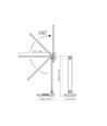 18W LED bureaulamp met draadloos opladen - 700lm, 5-staps dimbaar, CCT instelbaar, zwart, flicker free