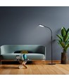 12W Tokyo LED vloerlamp, dimbaar - 1280lm, zwart, touch bediening, instelbare CCT, flicker free