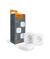 2 st. oplaadbare LED nachtlampjes met sensor, 0,5W - PIR bewegingssensor, 3 lichtkleuren, USB-C, magnetische montage, binnen