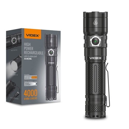 LED-zaklamp - draagbaar, koel wit, lichtsterkte 4000, verbruik 20W
