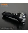 LED draagbare zaklamp - 5000K, lichtsterkte 5500lm, verbruik 20W