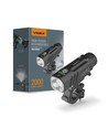 20W LED-fietslamp - 5000K, zwart