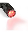 LED zaklamp, oplaadbaar - Magnetisch, 1000lm, USB-C, Draaibaar, Wit+rood licht