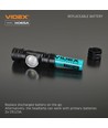 10W LED Oplaadbare hoofdlamp - 5000K, USB-C, 1200lm