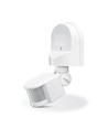 Infrarood PIR bewegingssensor, wit - 180° hoek, 1200W, IP44 buiten, instelbare tijd en lichtsterkte