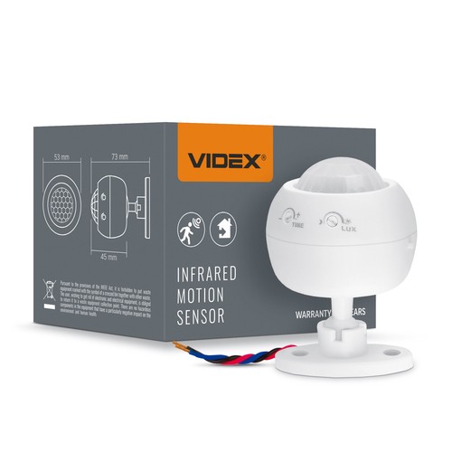 Infrarood bewegingsmelder - 360 graden, 1200W, IP20 binnen, bereik tot 8m