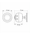 Infrarood bewegingsmelder - 360 graden, 1200W, IP20 binnen, bereik tot 8m