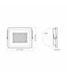100W LED breedstraler - 5000K, IP65, IK07, 90° stralingshoek, buiten
