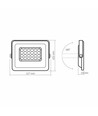 Luca spotlicht 20W - LED, flood, neutraal wit, 230V, 1800lm, verbruik 20W