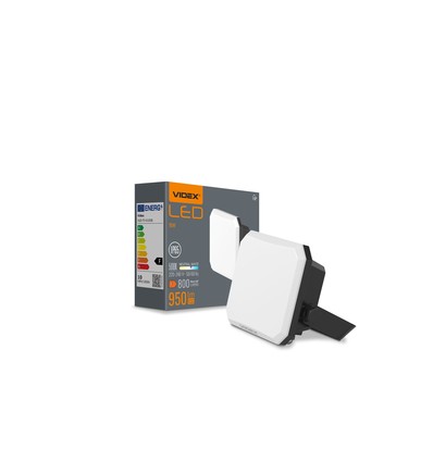 10W LED breedstraler - 95lm/W, IP65, 5000K, zwart, buiten