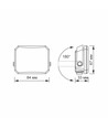 10W LED breedstraler - 95lm/W, IP65, 5000K, zwart, buiten