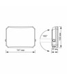 30W LED breedstraler, zwart - 2850lm, IP65, 5000K, buiten, werklamp
