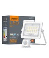 10W LED breedstraler met sensor - 100lm/W, IP65, 5000K, zwart
