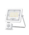 10W LED breedstraler met sensor - 100lm/W, IP65, 5000K, zwart
