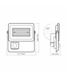 30W Luka LED breedstraler met sensor - 90lm/W, IP65, wit, 5000K, buiten