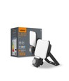 20W LED breedstraler met sensor - IP65, 5000K, zwart, buiten, bewegingssensor