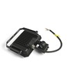 30W LED breedstraler met sensor - 5000K, IP65, zwart, PIR bewegingssensor, buiten