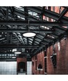 100W LED High Bay, 120lm/W - 90 graden, IP65, 5000K, zwart, incl. kettingophanging