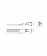 100W LED straatverlichting - Ø60mm, IP65, 5000K