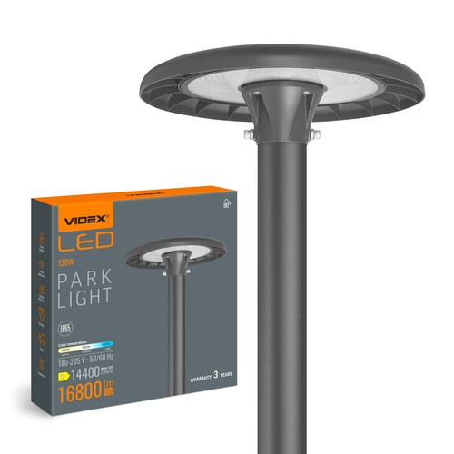 120W LED straatverlichting / parkverlichting - 140lm/W, IP65, instelbaar wattage en CCT