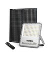 30W Solara LED breedstraler met zonnepaneel - 3740lm, IP65, 5000K, 96Wh batterij, aluminium, buiten