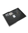 30W Solara LED breedstraler met zonnepaneel - 3740lm, IP65, 5000K, 96Wh batterij, aluminium, buiten