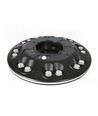12W Solara LED parkverlichting met sensor - 1400lm, IP54, 360 graden, 3.2V, CCT, zwarte afwerking