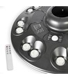 12W Solara LED parkverlichting met sensor - 1400lm, IP54, 360 graden, 3.2V, CCT, zwarte afwerking
