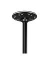 12W Solara LED parkverlichting met sensor - 1400lm, IP54, 360 graden, 3.2V, CCT, zwarte afwerking