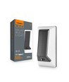 500lm Solara LED wandlamp met sensor - IP54, 5000K, zwart, solar, buiten