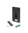 500lm Solara LED wandlamp met sensor - IP54, 5000K, zwart, solar, buiten