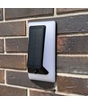 500lm Solara LED wandlamp met sensor - IP54, 5000K, zwart, solar, buiten