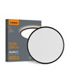 44W LED plafondlamp met backlight - Ø50cm, IP54, zwart, 3-CCT, 109lm/W, incl. lichtbron