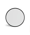 44W LED plafondlamp met backlight - Ø50cm, IP54, zwart, 3-CCT, 109lm/W, incl. lichtbron