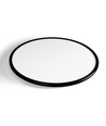 44W LED plafondlamp met backlight - Ø50cm, IP54, zwart, 3-CCT, 109lm/W, incl. lichtbron