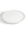 22W Ø29,3cm LED plafondlamp met backlight - 2400lm, IP54, CCT instelbaar, witte rand, incl. lichtbron