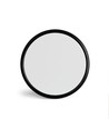 22W LED plafond/wandlamp met backlight - IP54, Zwart, CCT instelbaar, Ø29,3cm, 2400lm