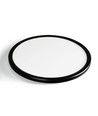 22W LED plafond/wandlamp met backlight - IP54, Zwart, CCT instelbaar, Ø29,3cm, 2400lm