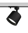 1-fase GX53 spanningsrail spot - Zwart, zonder lichtbron, 1F2W