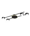 Plafondspotlamp 4x30W GX53 - 230V, 830lm, 9W achtergrondverlichting