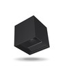 6W vierkante wandlamp met up/down licht - IP54, zwart, 2700K, verstelbare stralingshoek, incl. lichtbron