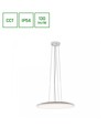 36W Nymphea Flat Duo LED plafondlamp - 130lm/W, IP54, Ø40cm, CCT, witte rand, incl. lichtbron