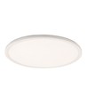 36W Nymphea Flat Duo LED plafondlamp - 130lm/W, IP54, Ø40cm, CCT, witte rand, incl. lichtbron