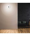 15W Vika LED bulkhead - IP65, 5000K, 190x190mm, wit, wand/plafondlamp