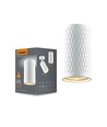 GU10 opbouwspot - Wit, rond, IP20, zonder lichtbron