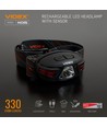 LED hoofdlamp oplaadbaar - 5000K, 330lm, IP67