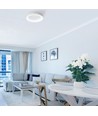 72W LED dimbare plafondlamp met RGB+CCT - 4700lm, incl. afstandsbediening, geheugenfunctie, Ø45cm